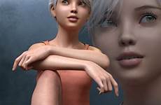 tamara genesis bundle 3d female daz studio character hair models daz3d features figure