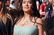 salma hayek sun cannes premiere girls festival film arm filmmakers stands female celebmafia hawtcelebs flanked boutella glitters sofia actress