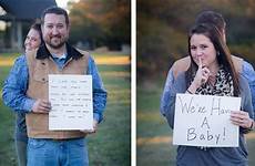baby announcement husband pregnancy cute surprise sign wife shoot has idea pregnant says genocide cock announcements during abc13 his announcing