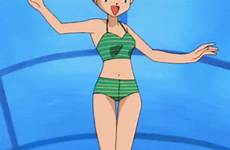 misty pokemon bikini anime sexy belly green fanpop her button characters kasumi pokémon swimsuit ash time chapter after deviantart scenes