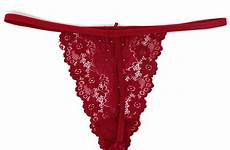 string thongs underwear lace lingerie womens sexy pack panties back stretch