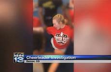 splits cheerleaders cheerleader denver forced