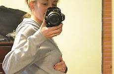 week pregnancy belly girl