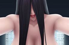 sadako yamamura gap bangs blinding breasts edit respond