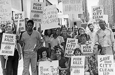 protest pornography livelihoods pornographers destroyed 1977 placards