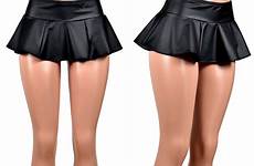skirt micro mini leather faux skirts short etsy goth dresses flared plus size lengths dress miniskirt