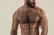 bearded hunks chest beard handsome beards muscular scruffy