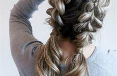 pigtails braid pull through tutorial braids jumbo hairstyles hair pigtail long do big cute braided curly styles cool easy own