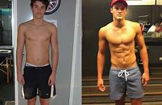 skinny muscular scrawny taylor jack guys muscle gain fit brawny before after men take who fat do fitness