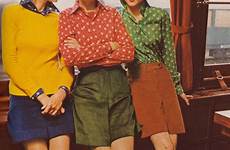 1970s fashion colorful style vintage trends 1970 70s women everyday outfits early outfit wear retro late awesome skirts socks photoshoots