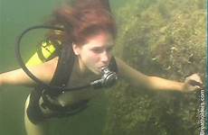 scuba underwater girl wetsuit diving womens snorkeling vk