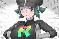 team pokemon grunt rocket rainbow original ekz drawn