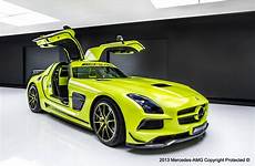 sls amg mercedes benz series studio coupe performance car bespoke color cars official yellow green custom electric gt tuning drive