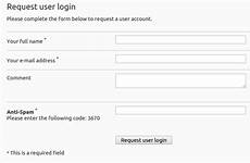 user account request requests resourcespace form