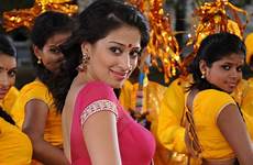 hot rai lakshmi song item saree actress pink backless stills adhinayakudu telugu south navel dance dress blouse cleavage movie laxmi