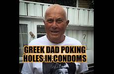 poking holes dad