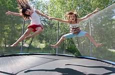 trampoline crazy models trampolines kids posed go pic express