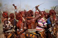 hamar women african rite dance men tribe ritual passage ethiopia people tribal rites woman tribes girls their hamer colourful ancient