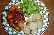 picnic barbecued zesty chicken sweet food recipe