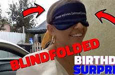blindfolded surprise birthday