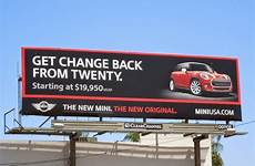 mini billboard car billboards headlines advertising ads cooper change creative attention clever copy grab cars bilboard copywriting original twenty drops