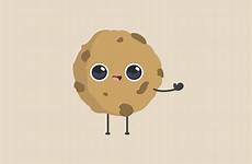 cookie animation gif first cute dribbble kawaii vector