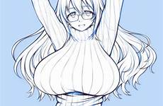 big drawing breasts sketch
