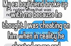 broke boyfriend cheated