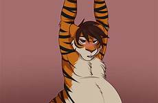 belly male anthro bondage tiger nude respond edit fur