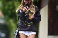 benson ashley strolls nirvana clad goes through she la make jumper shorts tiny workout morning following