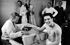 elvis presley army 1958 physical joins underwear induction graceland vintage amazing hospital photographs doctor briefs pre skivvies interesting do time