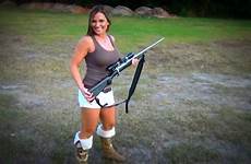 hunting woman girl shooting guns hot rifle hottest shooter ruger shoot pumpkin blowing she