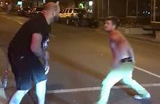 drunk fight bouncer guy two tries fighting killer punch broken pieces gets face into