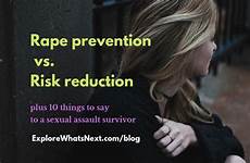 prevention reduction survivor assault distinction