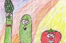 veggietales cucumber larry deviantart tomato bob favourites wallpaper kw kristina magic tv show