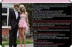 sissy prom girly fag captioned sissie