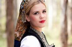 serbian girls traditional classify costumes