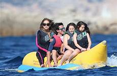 mariah carey boat james helped bikini star nip slip packer banana modesty helpful singer friend she way water cover made