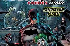 comics dc detective batman logo jim lee brand reveals 1000 ign credit