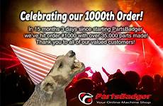 order celebrating 1000th badger parts 1000