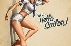 girl vintage 50s pinup sailor ups girls forever pinups style tattoo modern midway culture women fashion henning battlestations gal sexy