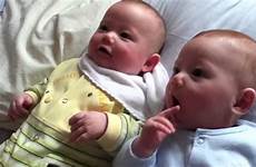 laughing babies twin mom