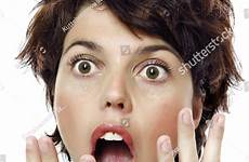 frightened woman shutterstock stock search