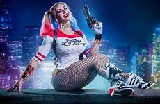 arlequina harley alyssa loughran cosplayer consegue transformar algo visuals zoet cosplaying mundocosplayer