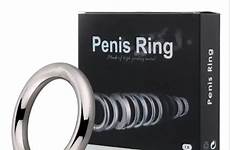 anelli anello metallo acciaio pene ritardo uomini cazzo bloccaggio inox esercizio aperto maschio sperma sesso