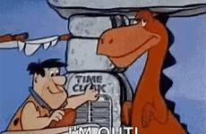 flintstones clock quitting flintstone whistle dabba yabba tenor fred doo timeclock yabadabadoo dinosaur