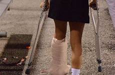 injuries crutches her school high injury sports suffering kimberly espinoza junior using after