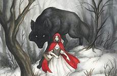 hood riding red wolf little drawing bad big ridding scary parody drawings fairytale poem fairy girl perfectionist illustration deviantart writing