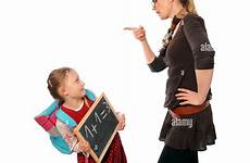 teacher scolding student scold stock alamy mother children