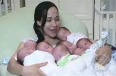 octomom octuplets babies suleman pregnant kids while children ivf eight nadya her she waiting shares room denise when even stomach